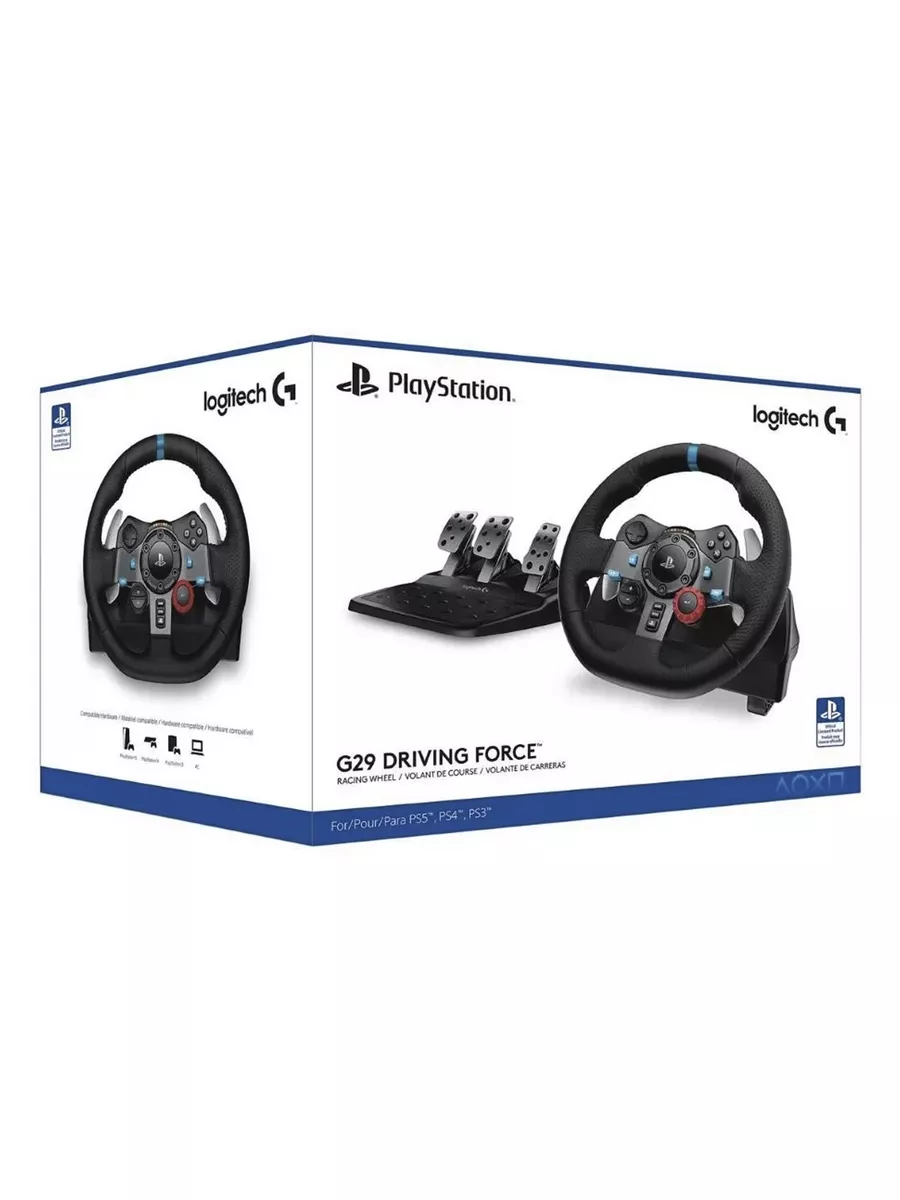 Руль G G29 Driving Force (PS5/PS4/PS3) Logitech 183694461 купить за 37 202  ₽ в интернет-магазине Wildberries