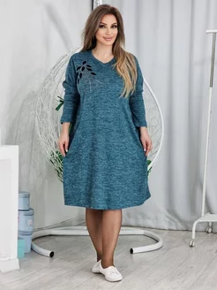 Платье большие размеры LUXURY FASHION 183709032 купить за 1 120 ₽ в интернет-магазине Wildberries