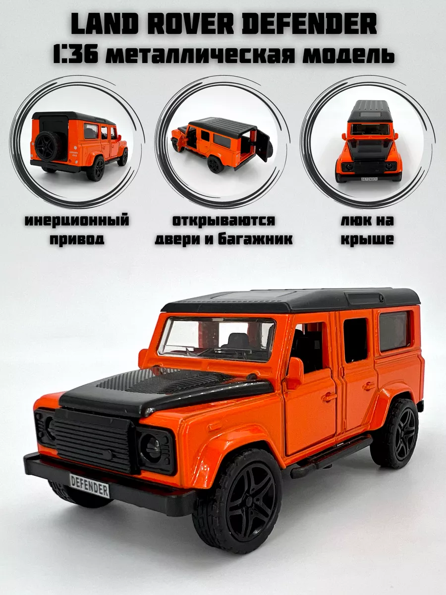 Машинка игрушка металлическая инерционная Land Rover ToyStore 183725729  купить за 400 ₽ в интернет-магазине Wildberries