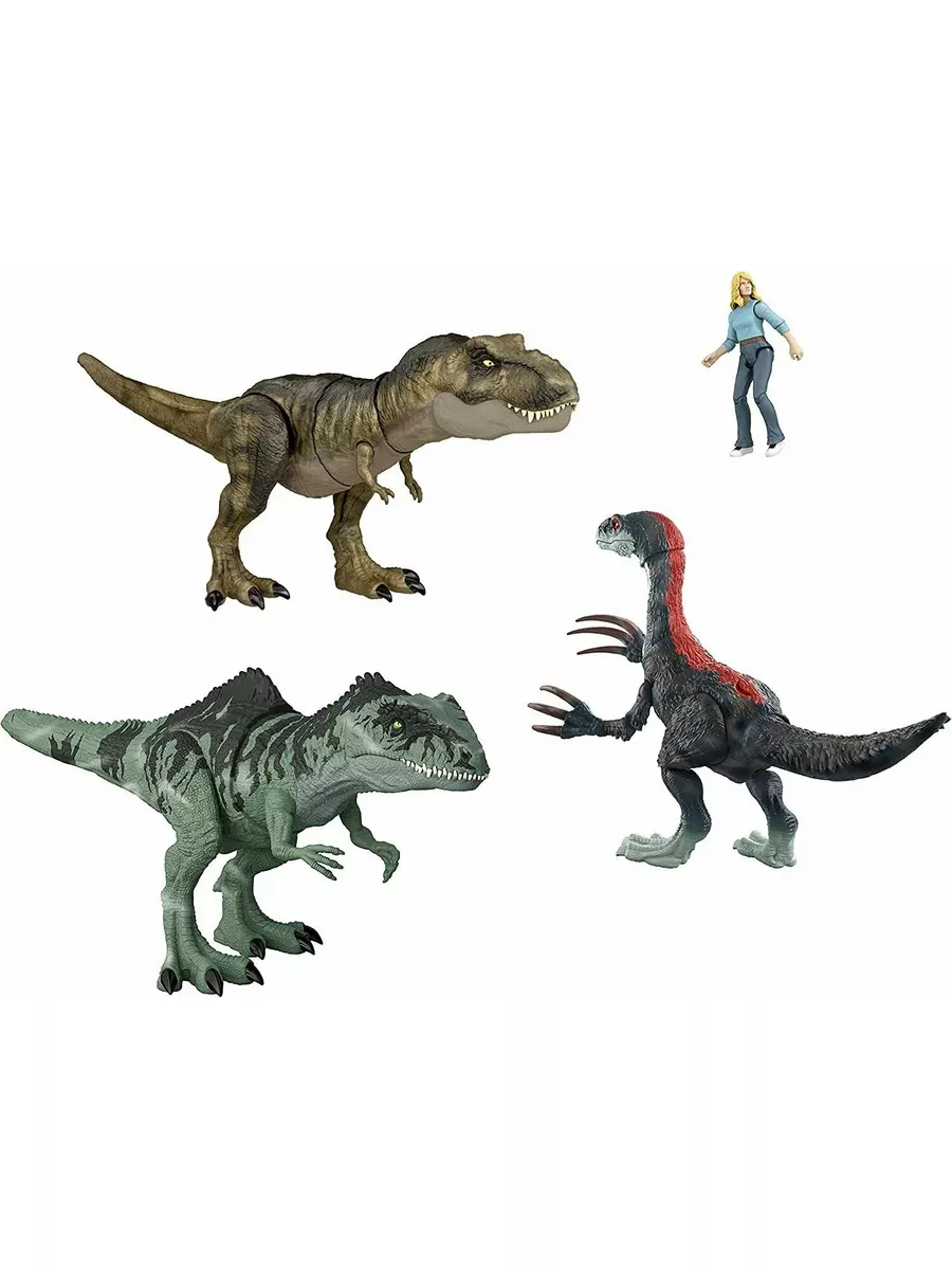 Игровой набор Jurassic World Битва динозавров, 4 фигурки Jurassic World  183738048 купить за 15 886 ₽ в интернет-магазине Wildberries