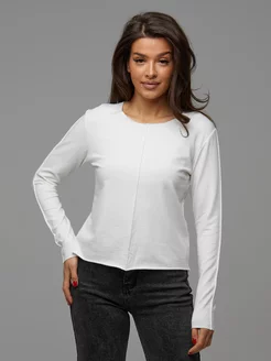 Лонгслив укороченный оверсайз хлопок DiLmi Style 183739250 купить за 614 ₽ в интернет‑магазине Wildberries