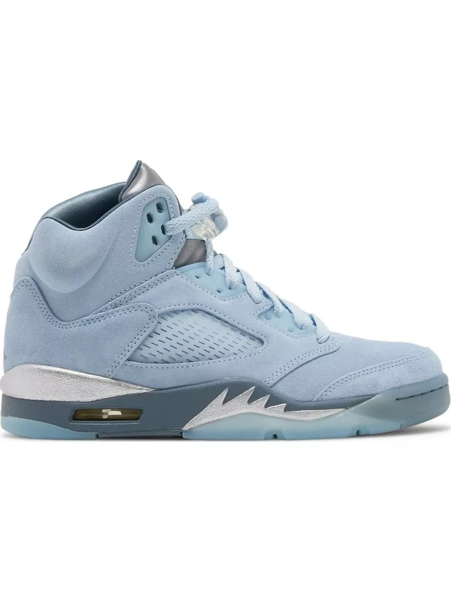 Retro 5 blue and white online