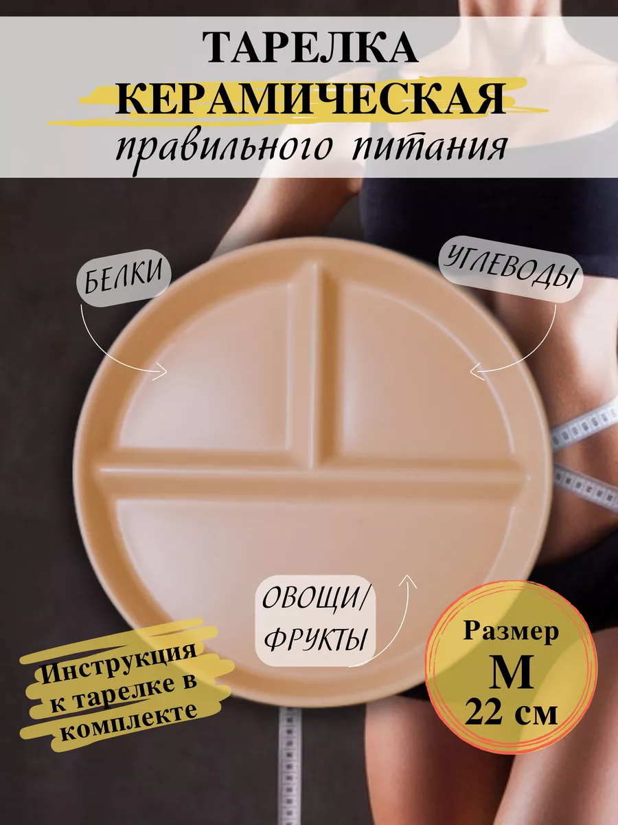 Тарелка для похудения MM-STORE 183849647 купить за 821 ₽ в  интернет-магазине Wildberries