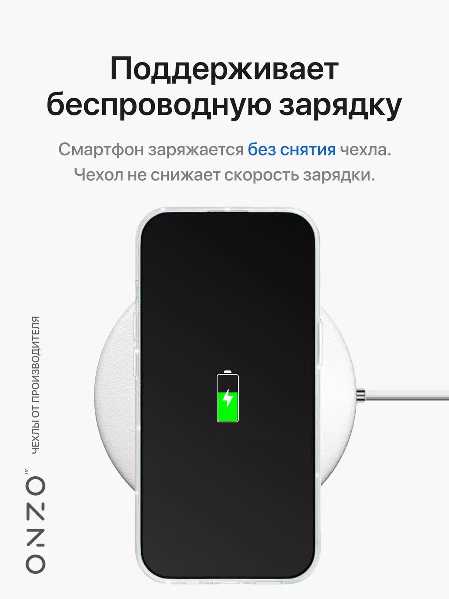 Прозрачный чехол на iPhone 15 c блестками ONZO 183869351 купить за 496 ₽ в  интернет-магазине Wildberries