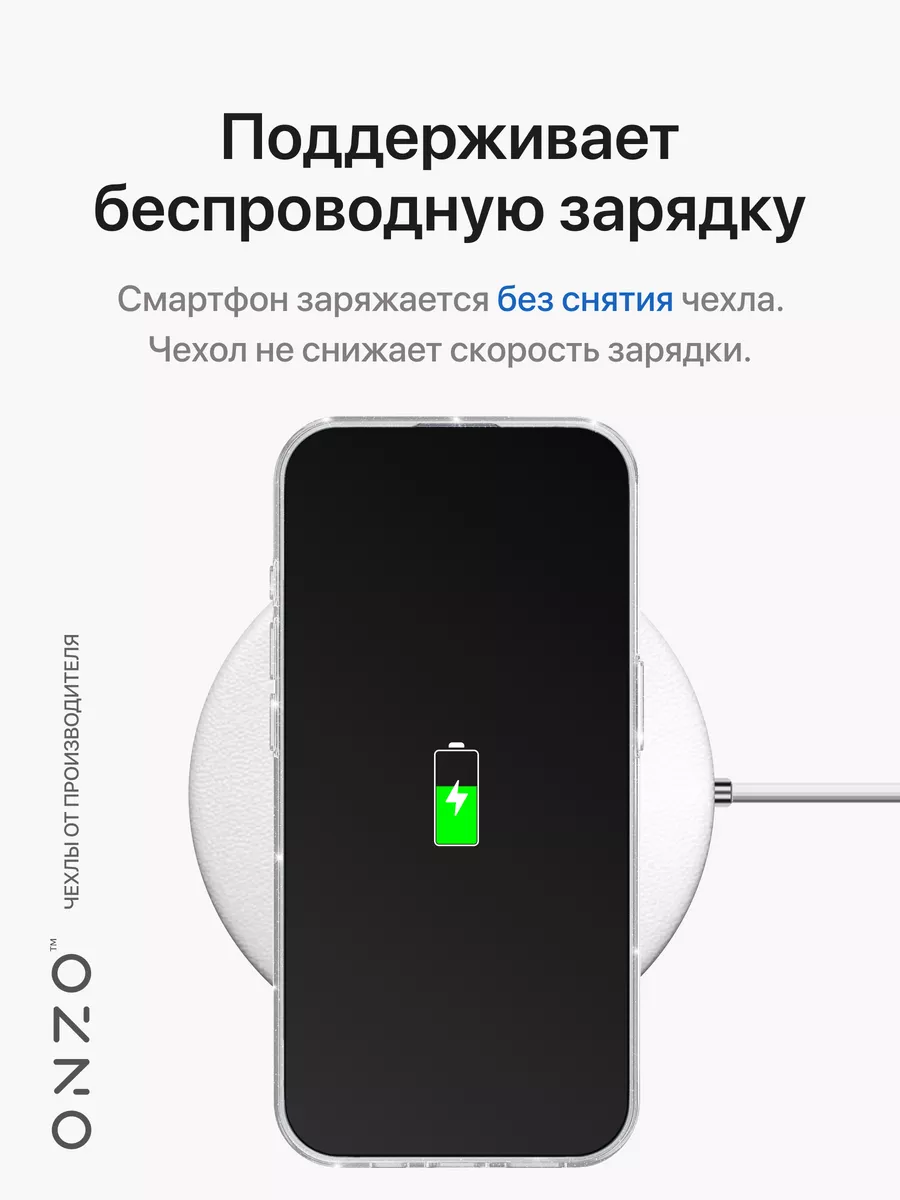 Прозрачный чехол на iPhone 15 Pro с блестками ONZO 183870155 купить за 418  ₽ в интернет-магазине Wildberries