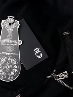 Худи зипка хром хартс Chrome hearts 183908540 купить за 3379 ₽ в
