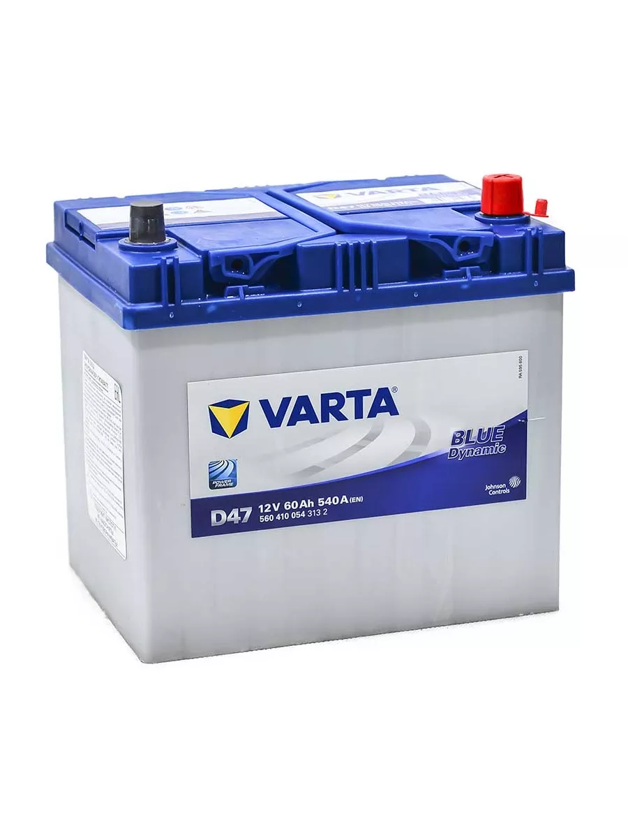 Аккумулятор Varta Blue Dynamic Asia D47 60 А/ч 540 A обр. Varta 183920851  купить за 11 802 ₽ в интернет-магазине Wildberries