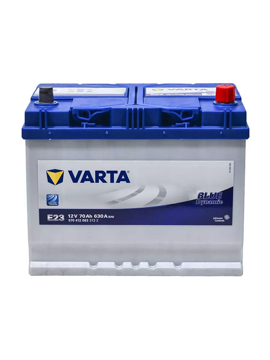 Аккумулятор Varta Blue Dynamic Asia E23 70 А/ч 630 A обр. с Varta 183920856  купить за 12 306 ₽ в интернет-магазине Wildberries