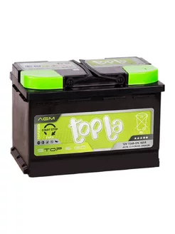 Аккумулятор Topla AGM Stop&Go 70 Ач 760А обратная 114070 Topla 183920929 купить за 21 781 ₽ в интернет-магазине Wildberries