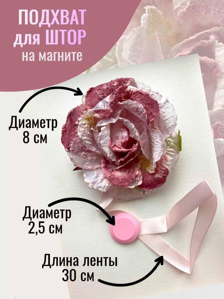 Купить ткань для штор ламелла-прованс (розовые цветы) - интернет-магазин «ТекстильСервис»