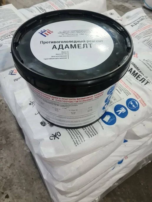 Adamelt Противогололёдный реагент до -30С, ведро 14 кг, 14 кг, фото 2