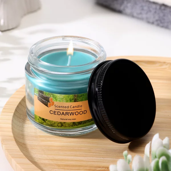 Свеча ароматическая Cedarwood, 5х5см, 140 гр
