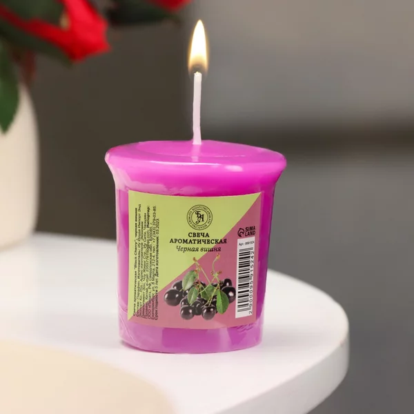 Свеча ароматическая Black Cherry, черная вишня