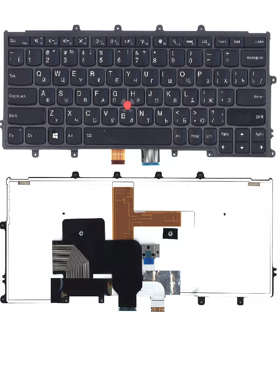 Клавиатура для Lenovo X240i X250 X260 X270 с подсветкой Mobparts 184114556  купить в интернет-магазине Wildberries