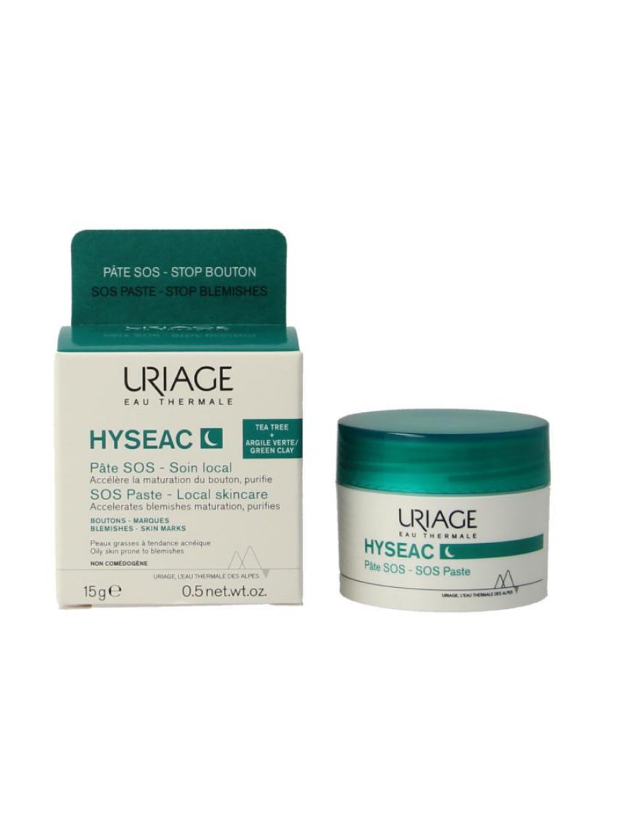 Pate sos. Uriage Hyseac pate SOS. Uriage Eau Thermale Hyseac pate SOS. Eau Thermale Hyseac pate SOS soin local SOS paste local Skincare.