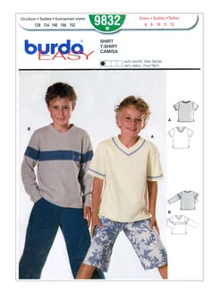 Выкройка футболки Burda 184119797 купить за 722 ₽ в интернет-магазине Wildberries