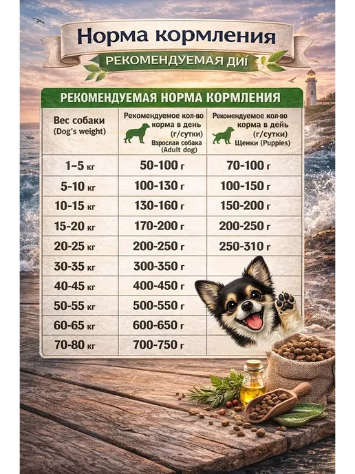 Сухой корм acari ciar Морепродуктами Derma для собак, беззерновой, 6 кг, фото 5