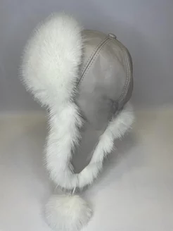 Шапка ушанка эко зимняя с помпоном butik furs 184131258 купить за 1 687 ₽ в интернет-магазине Wildberries