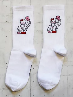 Высокие прикольные носки с принтом и рисунком смешные Snugsocks 184132827 купить за 247 ₽ в интернет-магазине Wildberries