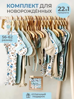 Набор одежды для новорождённого 22 предмета Балуша 184134793 купить за 6 472 ₽ в интернет-магазине Wildberries