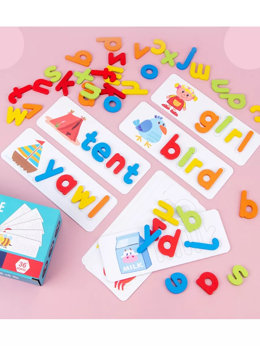 Английская настольная игра Spelling game Taschi-goods 184144326 купить в  интернет-магазине Wildberries