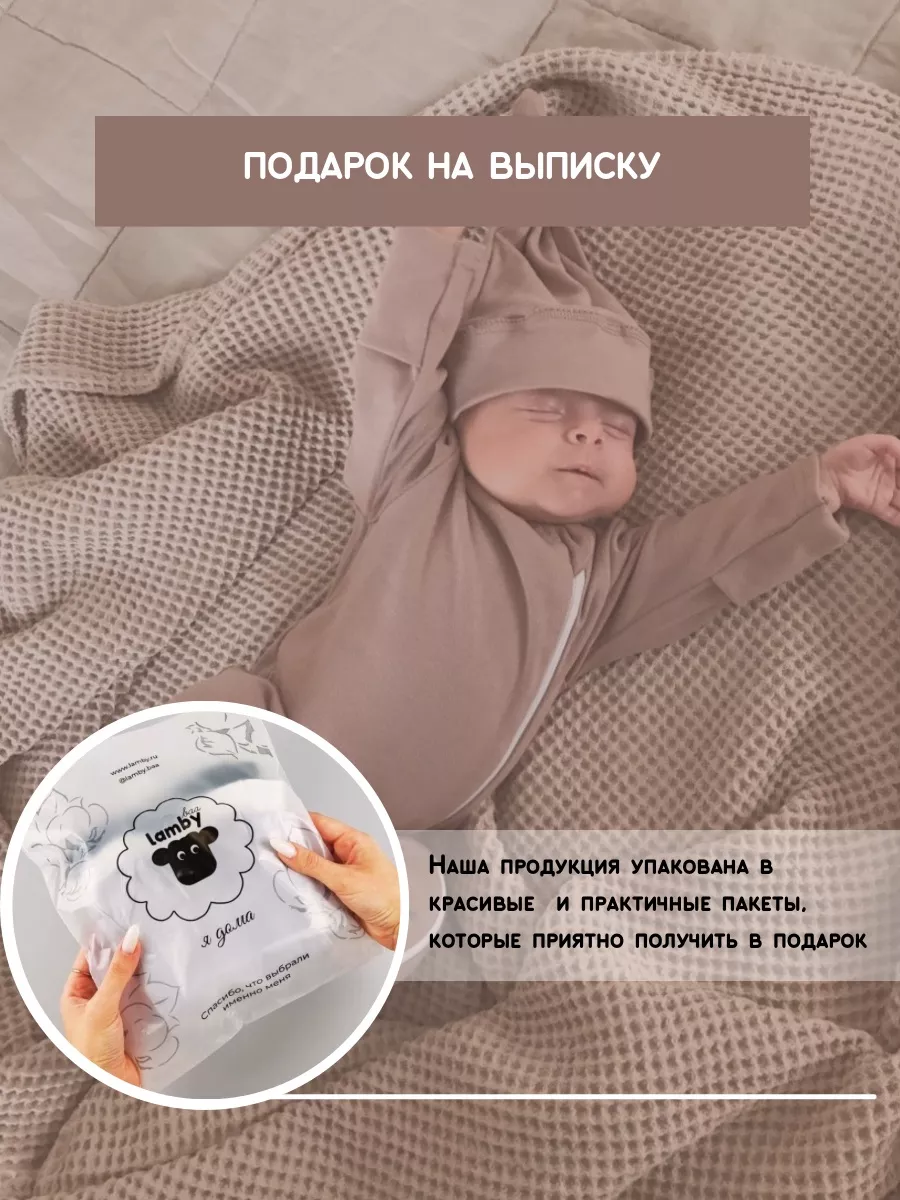 Боди для новорожденных малышей Lamby 184154724 купить за 551 ₽ в  интернет-магазине Wildberries