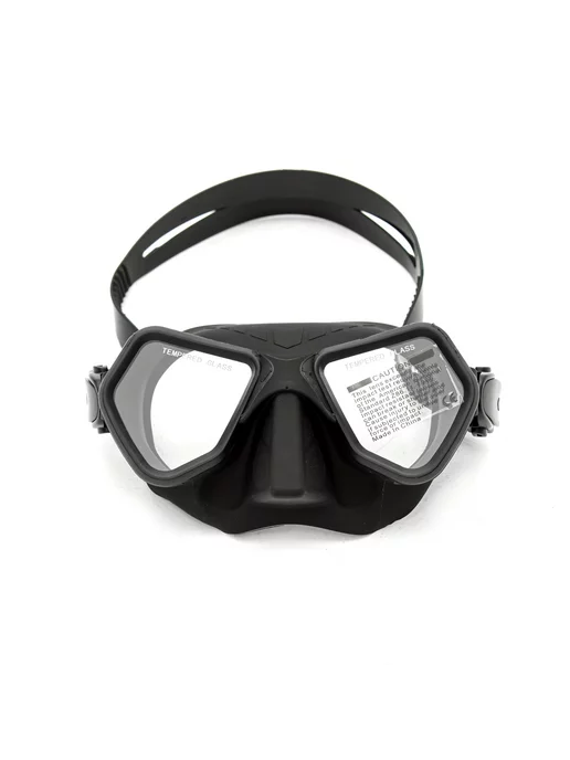 GO DIVE Маска для подводной охоты и плавания Freeman, черный, фото 3