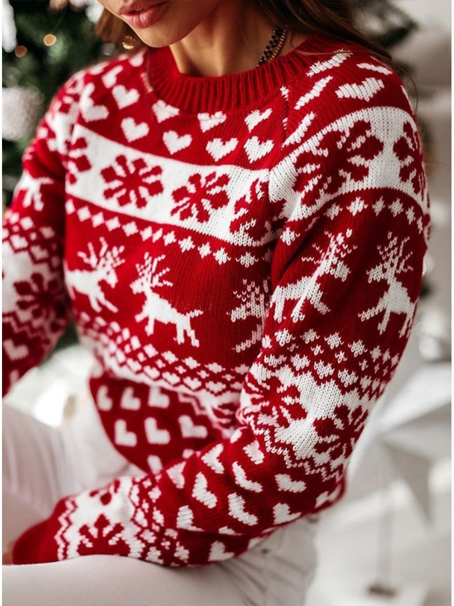 Рождественский свитер женский