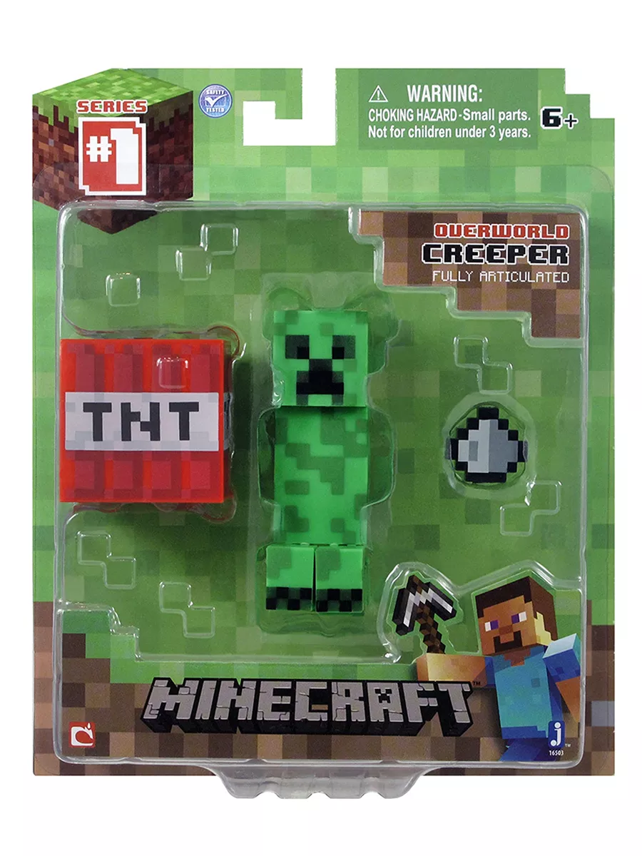 Коллекционная фигурка игрушка Майнкрафт Крипер 8см Minecraft 184161617  купить за 990 ₽ в интернет-магазине Wildberries