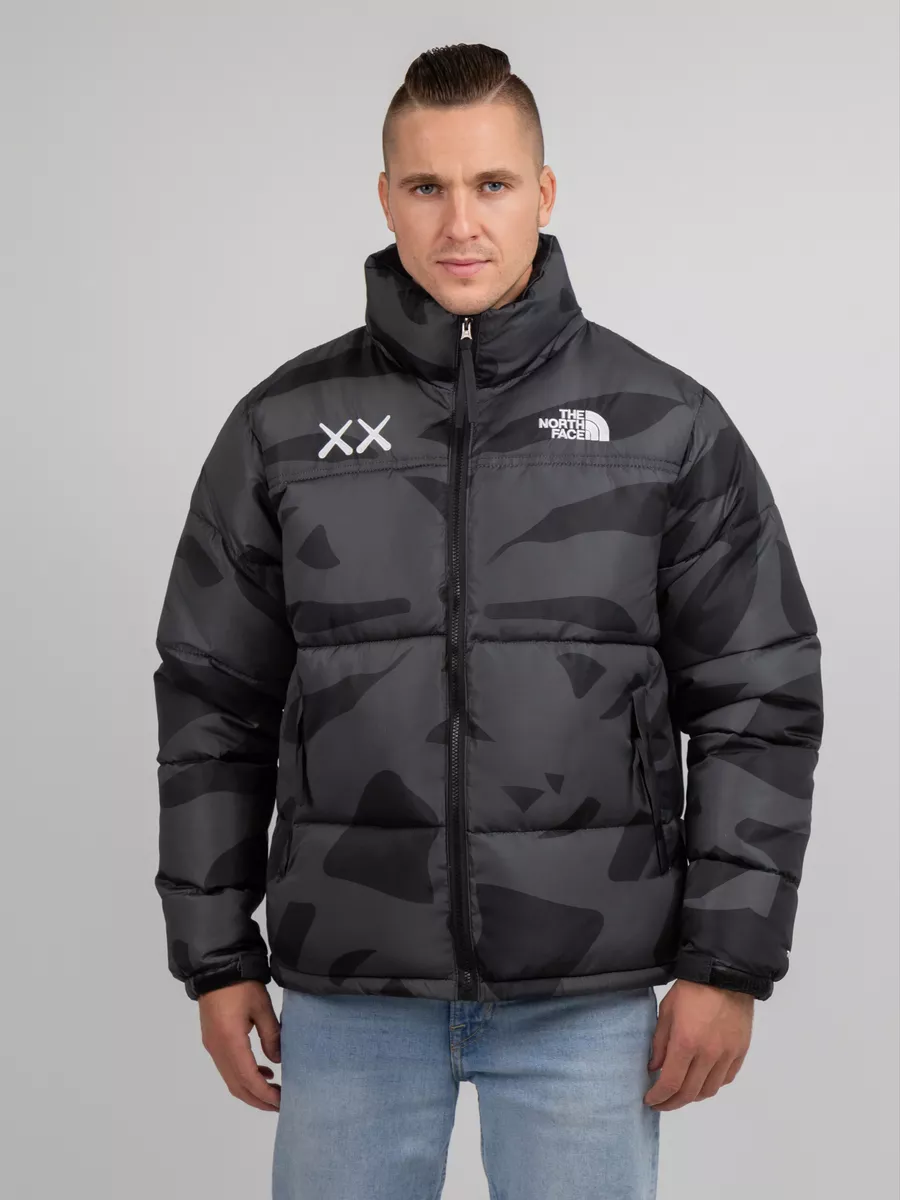 Пуховик The North Face x KAWS непродуваемая куртка The North Face 184163005  купить за 2 097 ₽ в интернет-магазине Wildberries