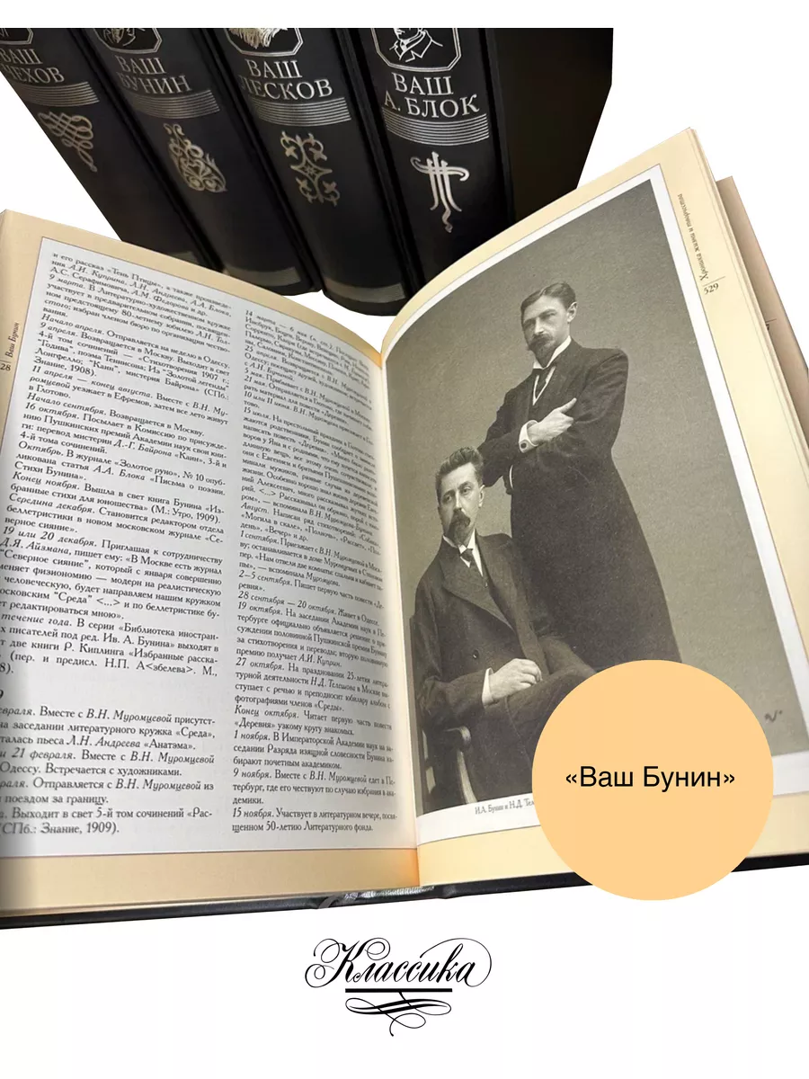 ВАШ БУНИН. Кожа. Серебро. Коллекционная Книга-альбом. РИЦ Классика  184216029 купить за 17 690 ₽ в интернет-магазине Wildberries