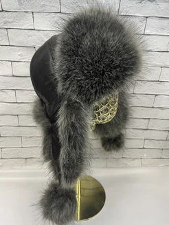 Шапка ушанка меховая эко с помпоном butik furs 184224367 купить за 1 732 ₽ в интернет-магазине Wildberries