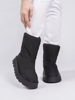 Угги зимние на толстой подошве полусапожки UGG 184235790 купить за 1 383 ₽ в интернет-магазине Wildberries