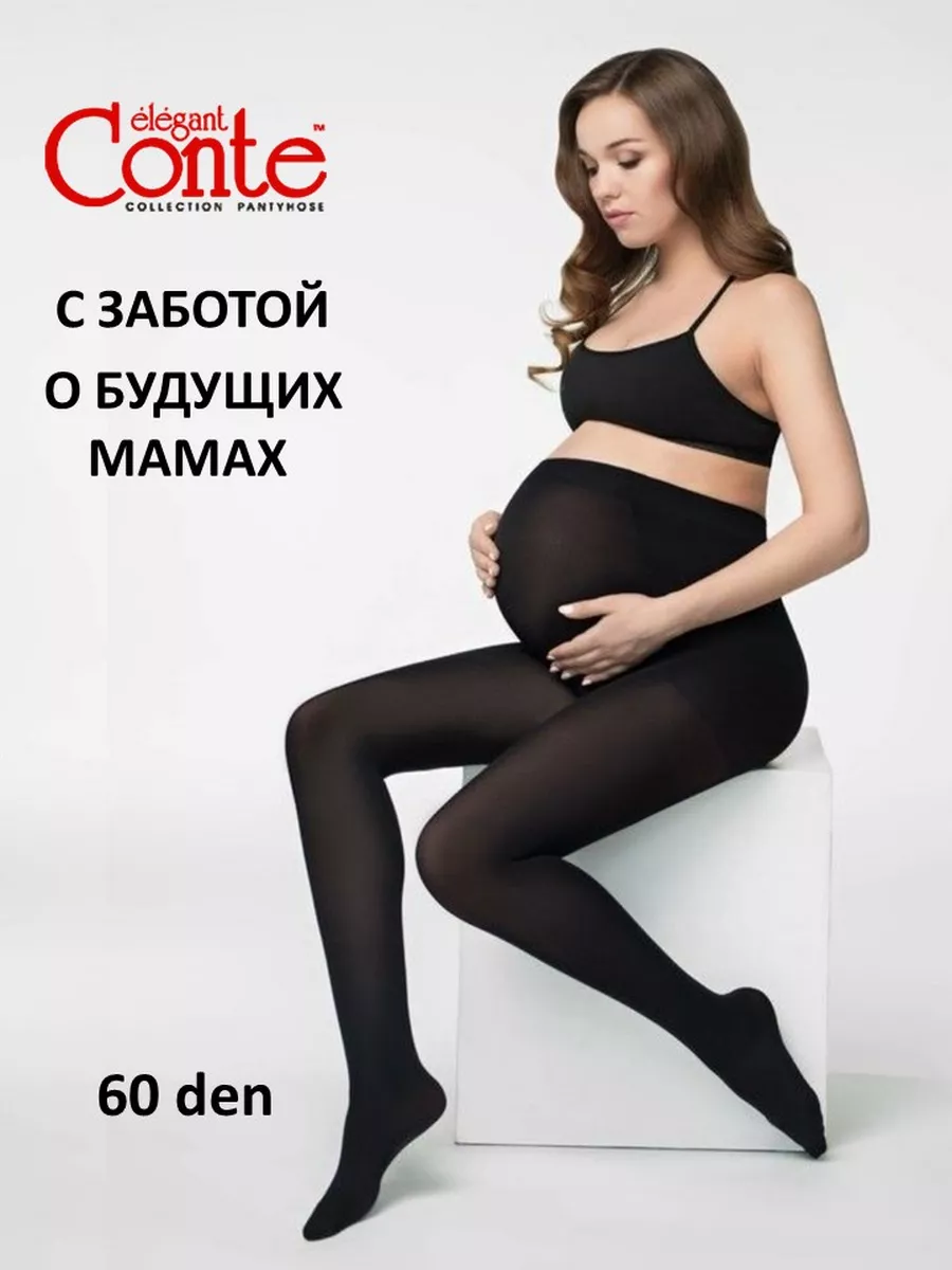 CONTE Elegant Капроновые колготки для беременных 60 ден