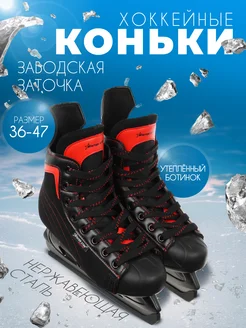 Коньки хоккейные Winter Star 184415565 купить за 4 195 ₽ в интернет-магазине Wildberries