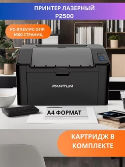 Принтер лазерный P2500 A4 для дома для офиса БЕЗ Wi-Fi Pantum 184479101 купить за 8 299 ₽ в интернет-магазине Wildberries