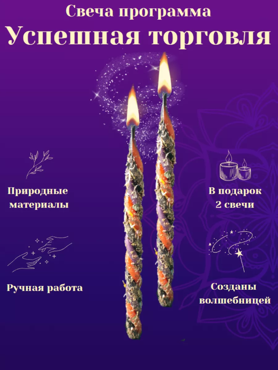 Свечи магические успешная торговля