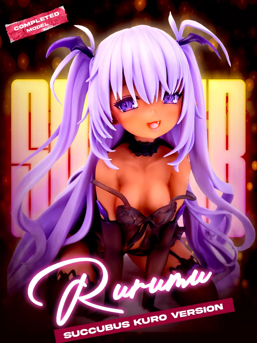 Аниме фигурка Succubus Rurumu Kuro Version 13 см LAWE MY FIGURE 184529809  купить в интернет-магазине Wildberries