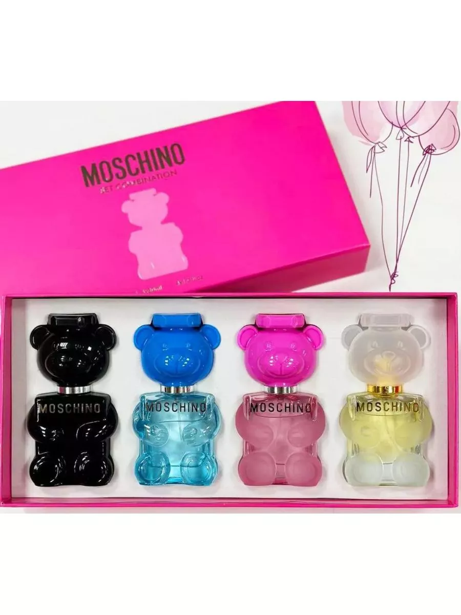 Духи мишка набор подарочный moschino toy 4х30мл москино BAL AROMAT  184613899 купить за 1 528 ₽ в интернет-магазине Wildberries