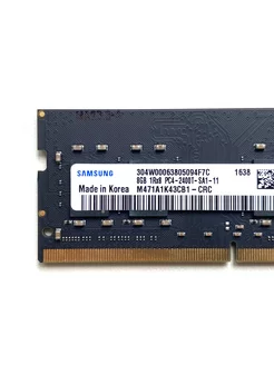 Оперативная память Samsung DDR4 8GB 2400T 1Rx8 SODIMM 2шт