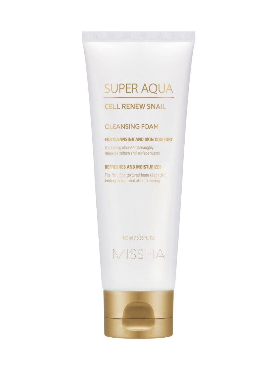 Missha для умывания. Missha пенка для лица регенерирующая super Aqua Cell Renew Snail Cleansing Foam.