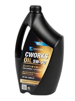 Масло моторное CWORKS OIL 5W-30 синтетическое 4 л A130R2004 CWORKS 184743605 купить за 3 288 ₽ в интернет-магазине Wildberries