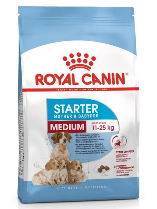 Сухой корм Royal canin Starter Mother для собак, средние, щенки, 4 кг