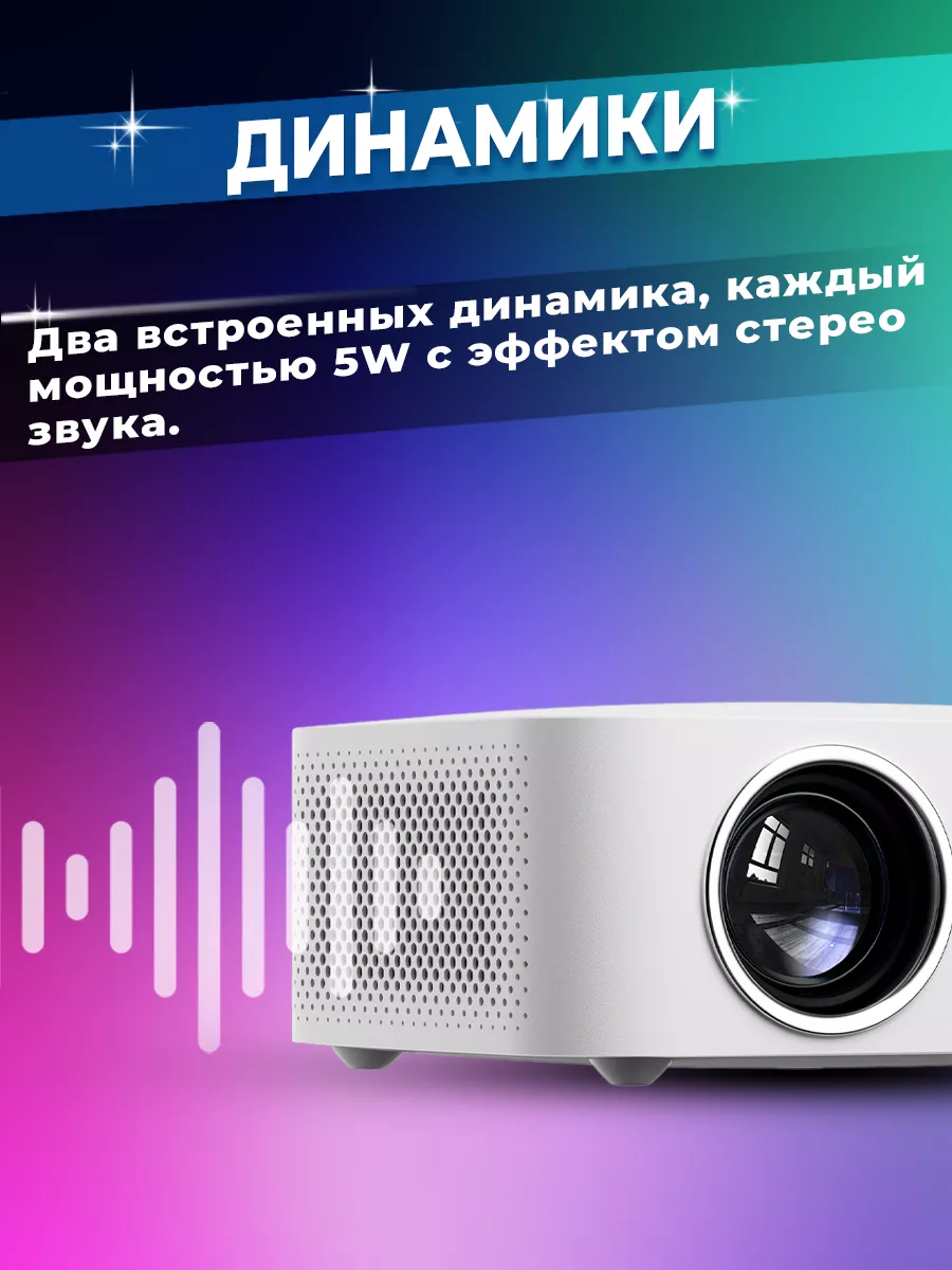 Проектор домашний для фильмов с Bluetooth X2 Pro Wanbo 184989570 купить за  10 534 ₽ в интернет-магазине Wildberries