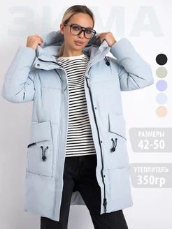 Куртка зимняя с капюшоном удлиненная KSULOR BRAND 185009406 купить за 8 370 ₽ в интернет-магазине Wildberries