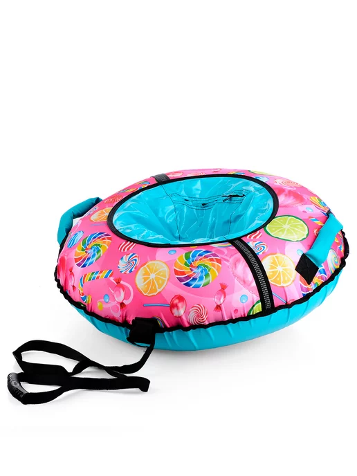 Nika Kids Тюбинг ватрушка для катания детская зимняя 85 см, голубой