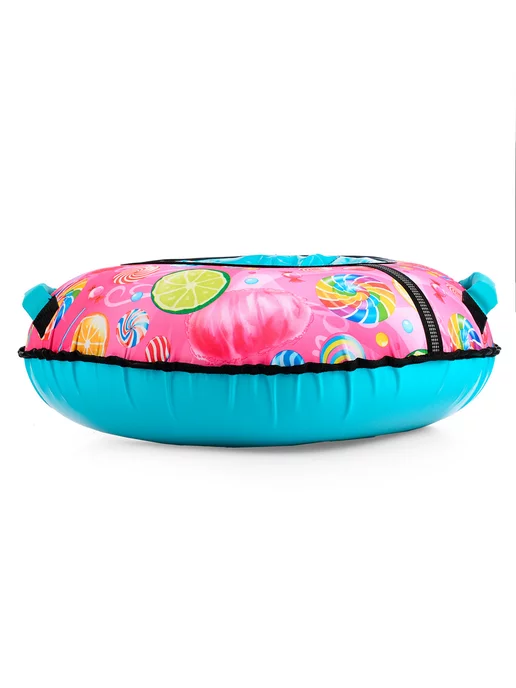 Nika Kids Тюбинг ватрушка для катания детская зимняя 85 см, голубой, фото 4