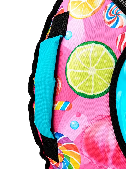 Nika Kids Тюбинг ватрушка для катания детская зимняя 85 см, голубой, фото 5