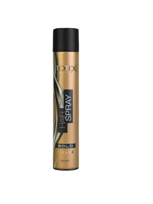 TOTEX Лак для укладки волос Gold 400мл, 400 мл