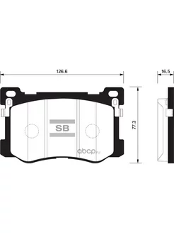 Тормозные колодки HYUNDAI EQUUS 08- /KIA QUORIS 12- передние Sangsin brake 185050632 купить за 2 048 ₽ в интернет-магазине Wildberries